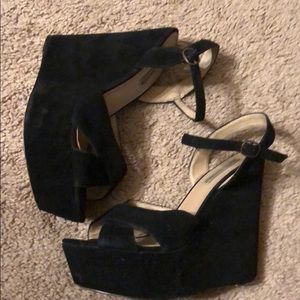 Steve Madden suede wedges